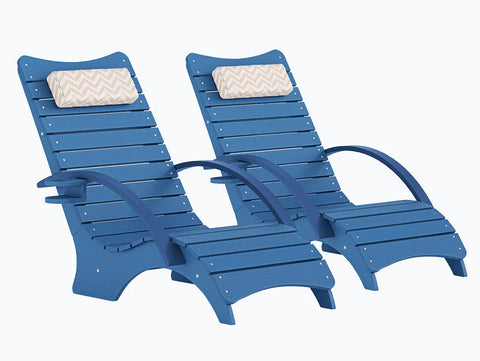 Image of AquaCurve™ AquaWave In-Pool Lounge Chair with Armrests & Cup Holder for Tanning Ledge and Sun Shelf