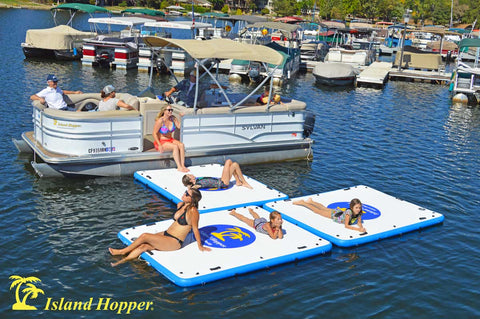 Image of Island Buddy Inflatable Water Platform & Dock by Island Hopper