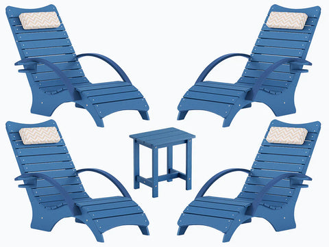 Image of AquaCurve™ AquaWave In-Pool Lounge Chair with Armrests & Cup Holder for Tanning Ledge and Sun Shelf