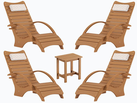 Image of AquaCurve™ AquaWave In-Pool Lounge Chair with Armrests & Cup Holder for Tanning Ledge and Sun Shelf