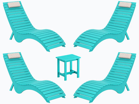 Image of AquaCurve™ AquaWave Sun Shelf Chairs for In-Pool Use