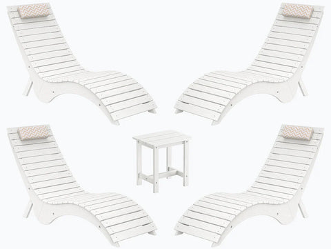 Image of AquaCurve™ AquaWave Sun Shelf Chairs for In-Pool Use