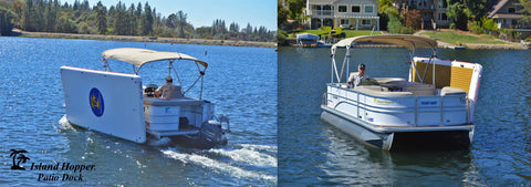 Image of Island Hopper Elite Class Patio Dock 15′ Floating Platform