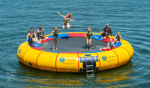 Image of 25' Island Hopper "Giant Jump" Premium Water Trampoline