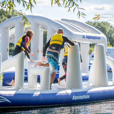 Image of Aquaglide Blockade 20 Inflatable Water Park