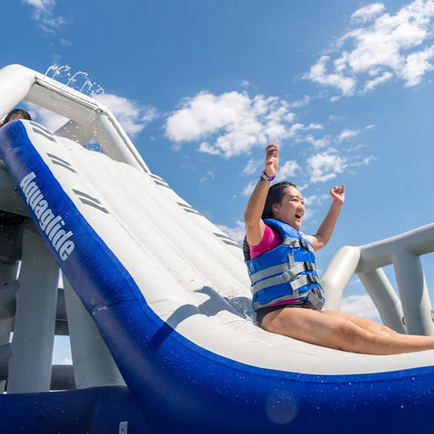 Image of Aquaglide Jungle Joe 2 TR Inflatable Pyramid Water Park