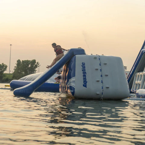 Image of Aquaglide King of The Mountain Set Inflatable Water Park