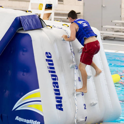 Image of Aquaglide King of The Mountain Set Inflatable Water Park