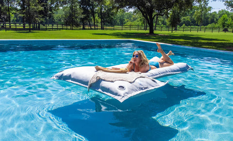 Image of Ledge Lounger Laze Pillow Pool Float