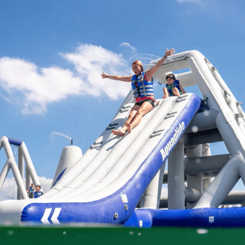Image of Aquaglide Jungle Joe 2 TR Inflatable Pyramid Water Park