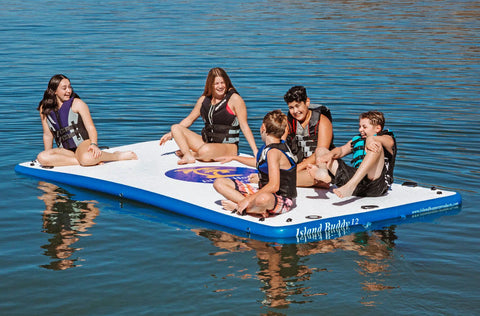 Image of Island Buddy Inflatable Water Platform & Dock by Island Hopper