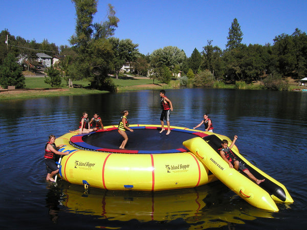 Island Hopper Giant Water Trampoline 25' Giant Jump Premium
