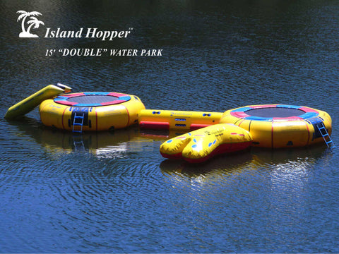 Image of 15' Island Hopper "Classic" Premium Water Trampoline