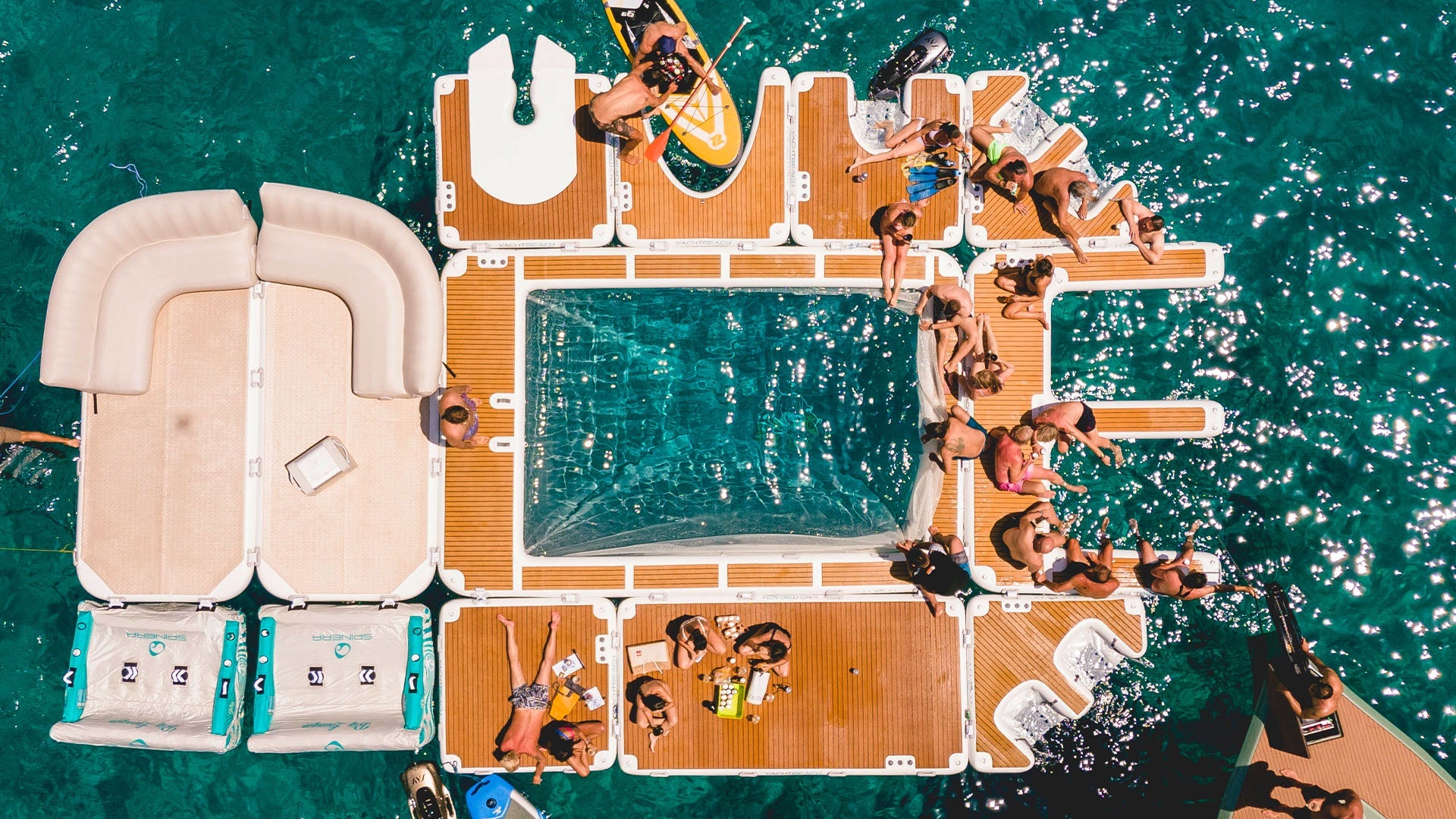 Yachtbeach by Spinera Inflatable Luxury Pool for Yachts
