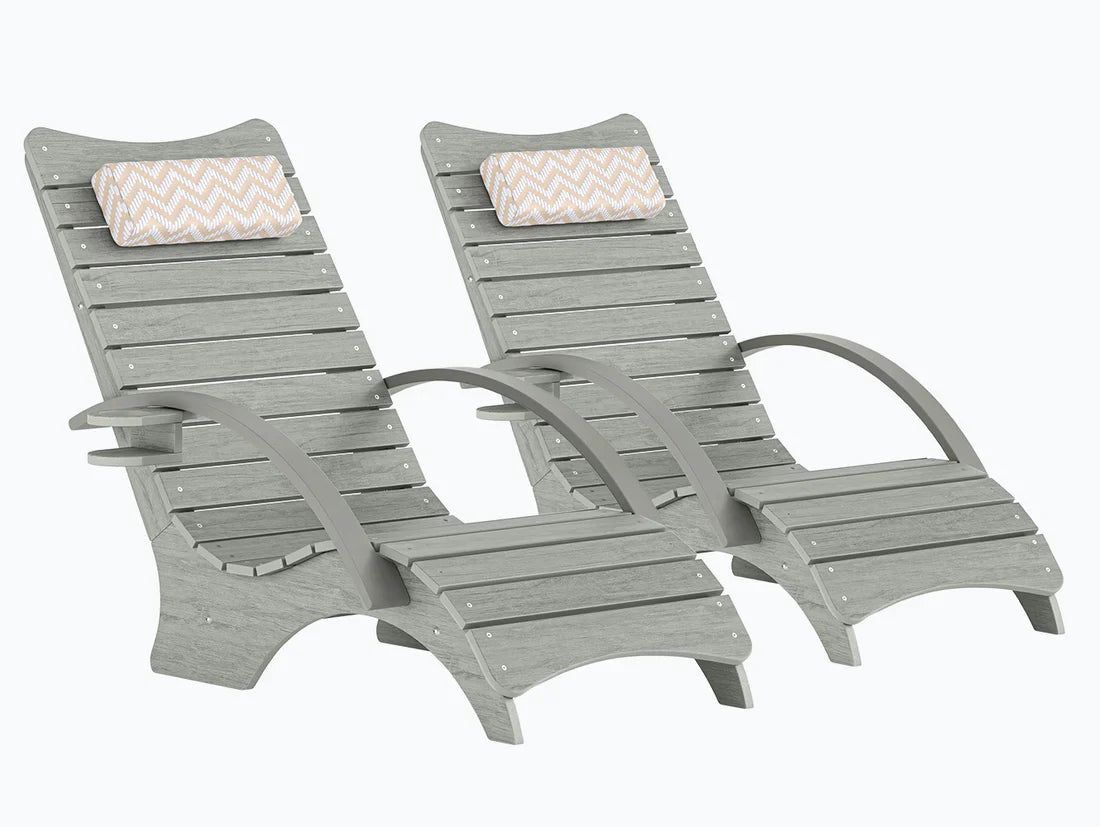 AquaCurve™ AquaWave In-Pool Lounge Chair with Armrests & Cup Holder for Tanning Ledge and Sun Shelf