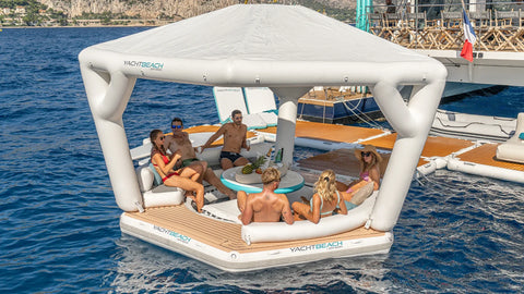 Image of Yachtbeach by Spinera Inflatable Pavilion 4.10 Beachclub Setup