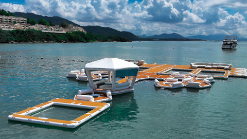 Image of Yachtbeach by Spinera Inflatable Pavilion 4.10 Beachclub Setup