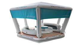 Yachtbeach by Spinera Inflatable Pavilion 4.10 Beachclub Setup