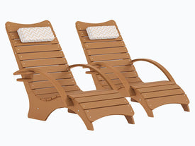 AquaCurve™ AquaWave In-Pool Lounge Chair with Armrests & Cup Holder for Tanning Ledge and Sun Shelf