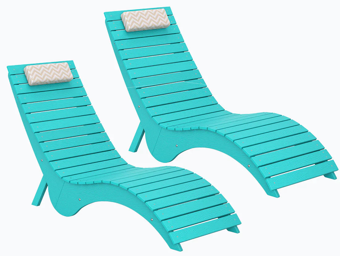 AquaCurve™ AquaWave Sun Shelf Chairs for In-Pool Use