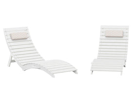 AquaCurve™ AquaWave Pre-Assembled Folding Pool Lounge Chair for Tanning Ledge