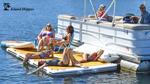 Image of Island Hopper Elite Class Patio Dock 15′ Floating Platform