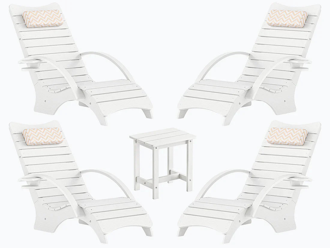 AquaCurve™ AquaWave In-Pool Lounge Chair with Armrests & Cup Holder for Tanning Ledge and Sun Shelf