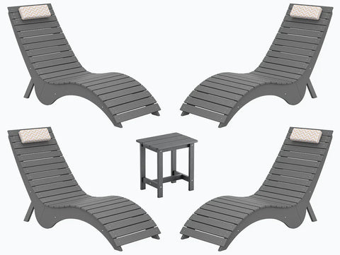 Image of AquaCurve™ AquaWave Sun Shelf Chairs for In-Pool Use