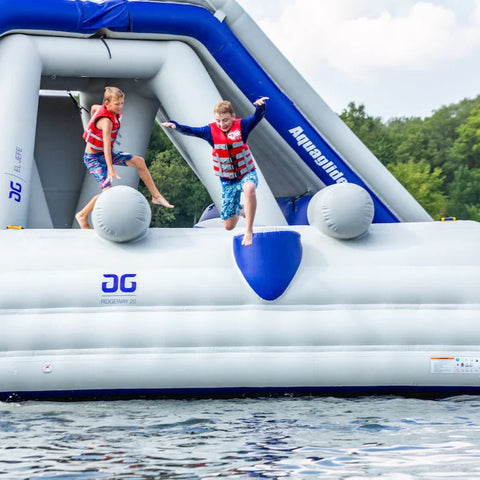 Image of Aquaglide Ridgeway 20 Inflatable Water Park Climber