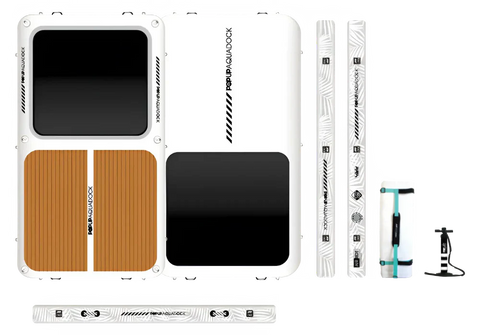 Image of Pop Board Co 14' AquaDock - Inflatable Dock Platform and Lounger *PREORDER JULY 15TH*