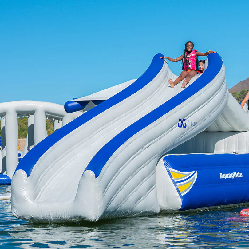 Aquaglide Loki Corner Inflatable Water Slide