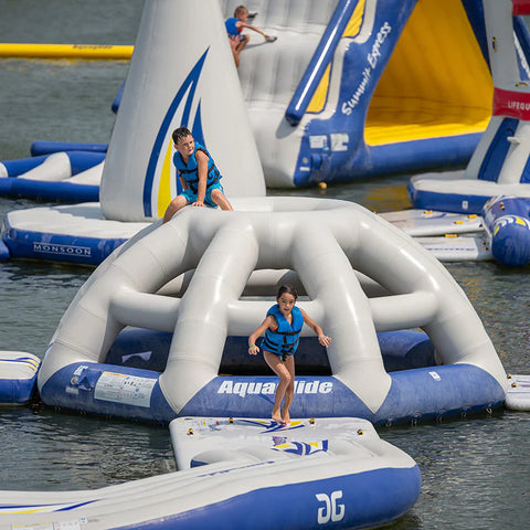 Image of Aquaglide Universal Thunderdome Inflatable Water Park