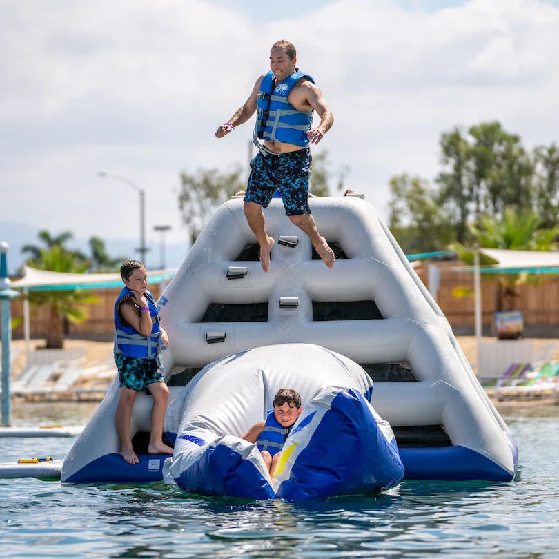 Aquaglide Jungle Jim Inflatable Pyramid Water Park