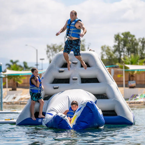 Image of Aquaglide Jungle Jim Inflatable Pyramid Water Park