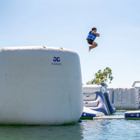 Image of Aquaglide Hammer Inflatable Jump Station Water Park