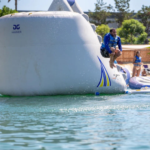 Image of Aquaglide Hammer Inflatable Jump Station Water Park