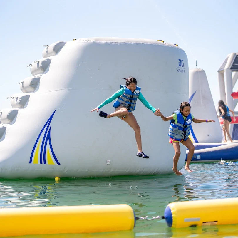 Aquaglide Hammer Inflatable Jump Station Water Park