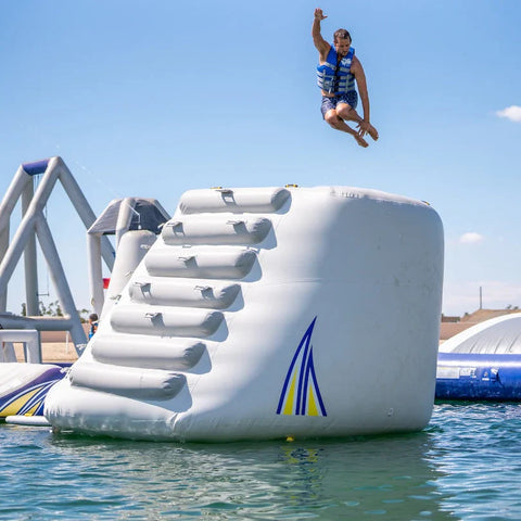 Image of Aquaglide Hammer Inflatable Jump Station Water Park