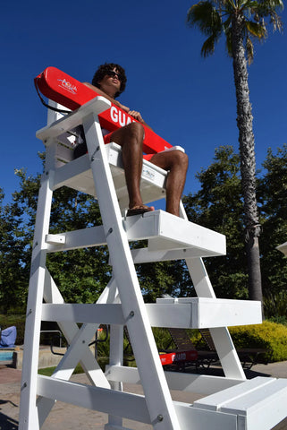 Image of Aquamentor 72" Lifeguard Chair - Stable Lifesaving Platform