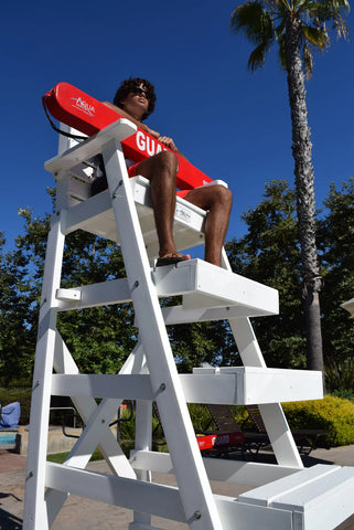Image of Aquamentor 72" Lifeguard Chair - Stable Lifesaving Platform