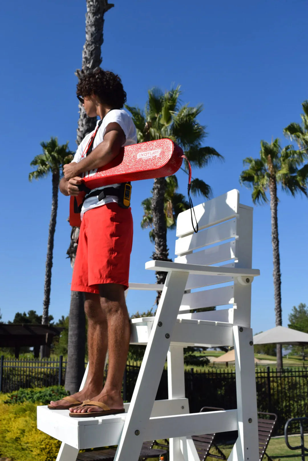 Aquamentor 72" Lifeguard Chair - Stable Lifesaving Platform