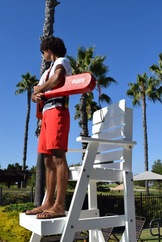 Image of Aquamentor 72" Lifeguard Chair - Stable Lifesaving Platform