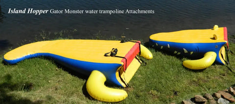 Image of Island Hopper 13′ Gator Monster Water Bouncer Water Park