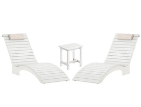 AquaCurve™ AquaWave In-Pool Chaise Lounge Chair and Table for Spacious Tanning Ledges
