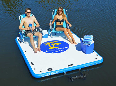 Image of Island Buddy Inflatable Water Platform & Dock by Island Hopper