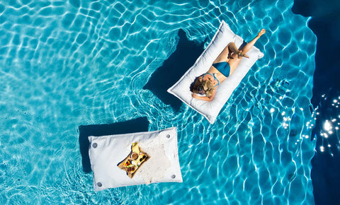 Image of Ledge Lounger Laze Pillow Pool Float