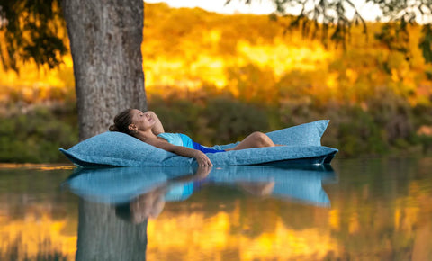 Image of Ledge Lounger Laze Pillow Pool Float