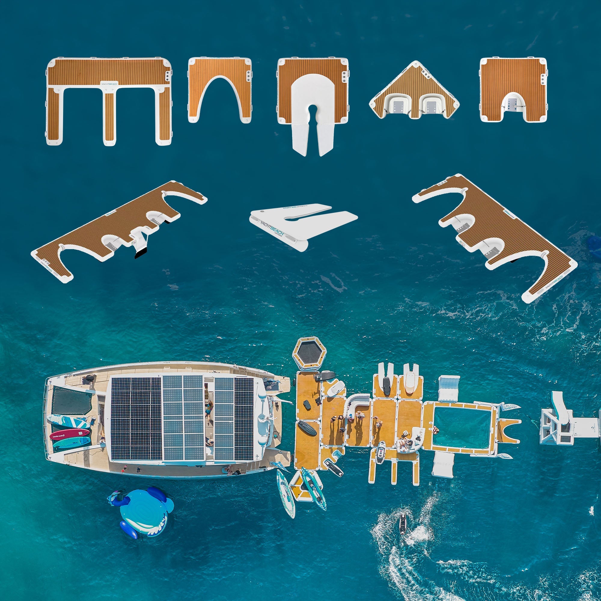 Yachtbeach by Spinera Single Jet Ski Dock [2.05 205 x 205 cm]