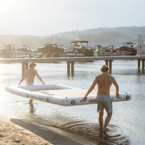 Image of Pop Board Co 14' AquaDock - Inflatable Dock Platform and Lounger *PREORDER JULY 15TH*