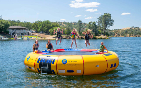 Image of 20' Island Hopper "Acrobat" Premium Water Trampoline